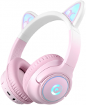 Ausinės ProCaster Meow 2.0 kuulokkeet mikrofonilla, vaaleanpunainen