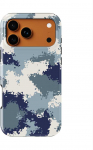 Voltuna Dėklas &bdquo;Frost Navy Camo&ldquo; su MagSafe Apple iPhone 13-17 modeliams