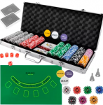 Pokerio 500 žetonų rinkinys