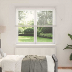 Venecijos žaliuzės Baltas 150 x 150 cm PVC