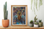 Abris Art Karoliukų siuvinėjimo rinkinys &bdquo;Medus&ldquo; 27x38 cm AAB-950