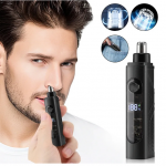 Mini elektrinis nosies plaukelių kirpiklis &ndash; ki&scaron;eninis, įkraunamas ir neskausmingas trimeris vyrams ir moterims