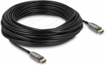 Delock Aktives Optisches Kabelis DisplayPort 2.1 8K 60 Hz 40 Gbps 25 m