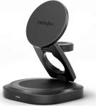 Įkroviklis indukcinė Energea Alumag GYRO 360 Obrotowa Qi2.2 25W składana gumetal