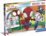 Dėlionė Clementoni Spidey + spalvinimas 104 det. 25727