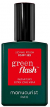 Manucurist Žalias Flash Nagų lakas lakier do paznokci Poppy Raudona 15ml