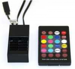 EUROCASE valdiklis + nuotolinio valdymo pultas RGB ventiliatoriui