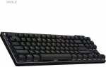 Logitech G PRO X TKL LIGHTSPEED žaidimų klaviatūra, US International Tactile, Juodos spalvos