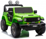 Lean Cars Žalias elektrinis automobilis Jeep Rubicon DK-JWR556