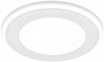 Įleidžiama LED panelė TRIO AURA, 10 W, 1040 lm, 3000 K, baltos sp., &oslash;14,5 cm