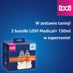LOVI 0273 Medical+ buteliukas 150ml duopack