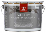 Terasų ir lauko baldų aliejus TIKKURILA VALTTI TERRACE OIL, pilkos sp., 9 l