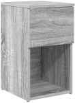 Lovos spintelė Pilka sonoma ąžuolo 29 x 31,5 x 49 cm
