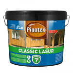 Medienos impregnantas PINOTEX CLASSIC AE, rie&scaron;uto sp., 10 l