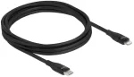 DeLOCK duomenų ir įkrovimo kabelis USB Type-C į Lightning, skirtas iPhone, iPad ir iPod, juodas, 2 m, MFi, Juoda, USB C, Lightning, 2 m, Vyr., Vyr.