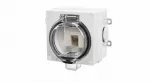 Elektro Plast Nasielsk Elektro-Plast OYSTER IP66&trade; RJ45 CAT 6A kompiuterio lizdas hermeti&scaron;kame korpuse 6185-83