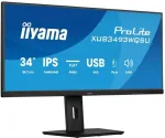 Ausinės iiyama XUB3493WQSU-B6 34" UltraWide IPS panelė 3440x1440 120Hz 21:9 400cd/m&sup2; 1000:1 1ms