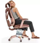 Biuro kėdė Desktronic SitPro Rožinė, 3D porankiai, 10 reguliuojamų ta&scaron;kų, BIFMA sertifikatas
