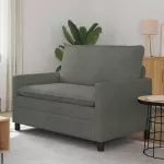 Sofa &Scaron;viesiai pilka 126 x 81 x 87,5 cm Audinys