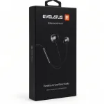 Vadu austiņas Evelatus Crystal Clear Audio headphones with 3.5 mm jack with microphone Juodas 4752192109226 CCAV-3.5BL (4752192109226)