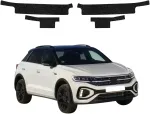 GrizzGlass Juoda techninė HeavyDuty Juodas danga slenksčiams, skirta Volkswagen T-Roc (2021-2025) [4w1] (GRZ20523)