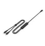 USB laidas Value Įkrovimo USB 2.0 su Y tipo &scaron;akotuvu, 1x C į 2x C, maks. 100 W, juodas, 1,8 m