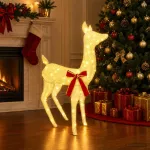 3D Kalėdų elnias LOVIISA 110 LED &Scaron;ilta balta 70 x 26 x 100 cm