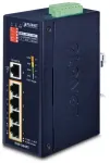 &Scaron;akotuvas PLANET ISW-504PT tinklo jungtys Nevaldomas L2 Fast Ethernet (10/100) PoE palaikymas Juodas