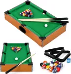 St&oacute;ł do bilarda mini 50x30 cm komplektas do gry vaikams priedai ECOTOYS