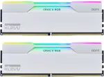 KLEVV CRAS V RGB DDR5-6000 RAM, CL30, XMP 3.0, EXPO - 32 GB Dual Kit, baltas