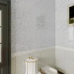 Cre8tive granito tapetai, lipni balta plėvelė baldams, stalvir&scaron;iams, blizgus terrazzo lipni plėvelė, virtuvės tapetai, vonios kambario vandeniui atsparūs virtuvės galinės sienelės, skalbyklos dekoratyvinė plėvelė, spintelė 30