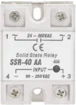 Kietojo kūno relė Ssr-40aa, 40a Ac-ac, 90-250v Ac įvestis, 24-480v Ac i&scaron;vestis