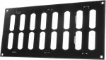 Vent Systems 300 x 150 mm metalinė ventiliacijos grotelė - stačiakampė juoda i&scaron;traukimo grotelė - reguliuojamas vamzdžio dangtelis - ventiliacijos grotelė &scaron;ildymui/vėsinimui, oro kondicionavimui, naudojimui patalpose ir lauke