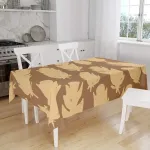 Le Jardin du Lin virtuvinis dekoratyvinis staltiesė rudos spalvos 140 x 160 cm - sukurta ir pagaminta Turkijoje