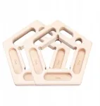 Uolų laipiojimo hangboard'as, medinė atrama pir&scaron;tams, 20x20,5 cm