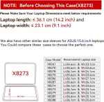 Smatree kietas eva apsauginis dėklas, suderinamas su 15.6 colių asus chromebook cx15, skirtas 15.6 colių vivobook pro 15/vivobook 15, vivobook 15 f512/f512da, s15 s532, asus vivobook s 15 oled (x8273)