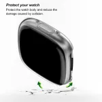 Rc-su 3 vnt. apsauginių Tpu dėklų nuo įbrėžimų ir ekrano apsaugų, skirtų fitbit sense 2/versa 4
