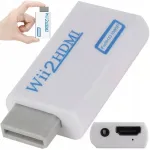 Retoo Adapteris konverteris Wii į Hdmi baltas 1080p