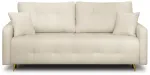 Mebel Elite Sofa-lova SEUL, miegamoji dalis 150 &times; 187 cm, smėlio spalvos