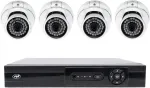 AHD vaizdo stebėjimo komplektas PNI House AHD880, 8 kanalų, 5MP – DVR/NVR ir 4 lauko kameros AHD25, 5MP, kupolinės, IP66