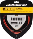 Jagwire Sport 1x Shift raudonos spalvos pavarų perjungimo trosų ir &scaron;arvų komplektas