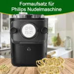 My Pasta Mandala makaronų gaminimo ma&scaron;inos diskų matricos | Pažangus makaronų diskų &scaron;tampas naminei makaronų gaminimo ma&scaron;inai, suderinamas su Philips Pasta Machine 7000 serija | Philips | Makaronų gaminimo ma&scaron;ina