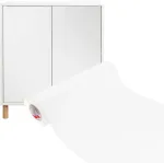 Decomeister Balta matinė lipni plėvelė baldams, durims, Pvc, rulonas 63x600cm, pasidaryk pats