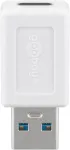 Goobay 55225 Usb-c / Usb-a Otg Super Speed adapteris įkrovimo laidams prijungti - konvertuoja Usb-a lizdą į Usb-c lizdą