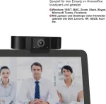 Wiwacam Full Hd vaizdo internetinė kamera 1080p su mikrofonu kompiuteriui Pc ne&scaron;iojamam kompiuteriui staliniam kompiuteriui Mac Usb Plug and Play saugi kokybė namų biurui ir vaizdo konferencijoms Zoom Webex Slack su dangteliu