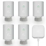 Gomedia Hy368 radiatorių termostatas 5 vnt. + Tuya Zigbee vartai