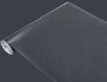 Dekoratyvinė tamsiai pilka matinė lipni Pvc plėvelė spintelėms, durims