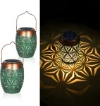 2 Led Saulės Žibintai Lauko, Retro Žibintai Sodo Dekoras