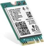 Binardat Wifi 6e kortelė M.2 Ax200 Wifi tinklo adapteris, Intel Ax200 Chip Bluetooth 5.0, 3000mbps Dual Band 2.4ghz/5ghz Ofdma & Mu-mimo ne&scaron;iojamam kompiuteriui Windows 10/11