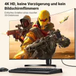 Ugreen Displayport į Hdmi kabelis 4k@30hz, 3m